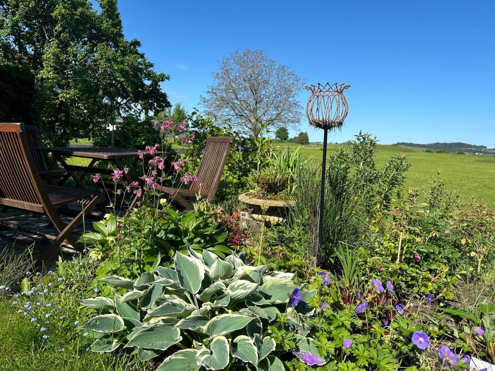 Das Blaue Haus - Ein Sommertraum Und Ein Wintermaerchen Weiler-Simmerberg Eksteriør billede